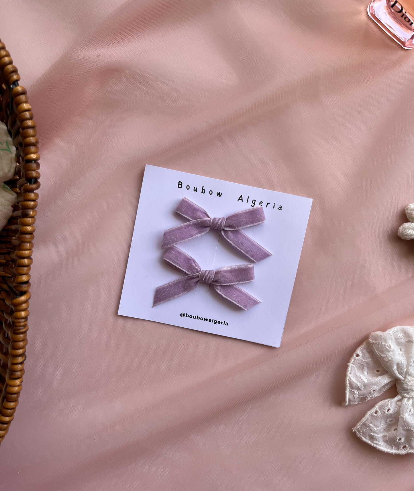 Velvet Ribbon Bow | LAVENDER