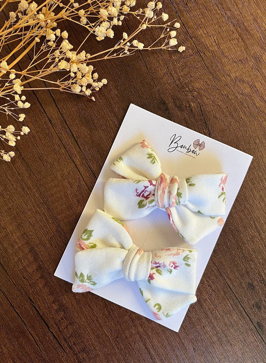 MINA CLASSIC BOW | WHILE FLORALS