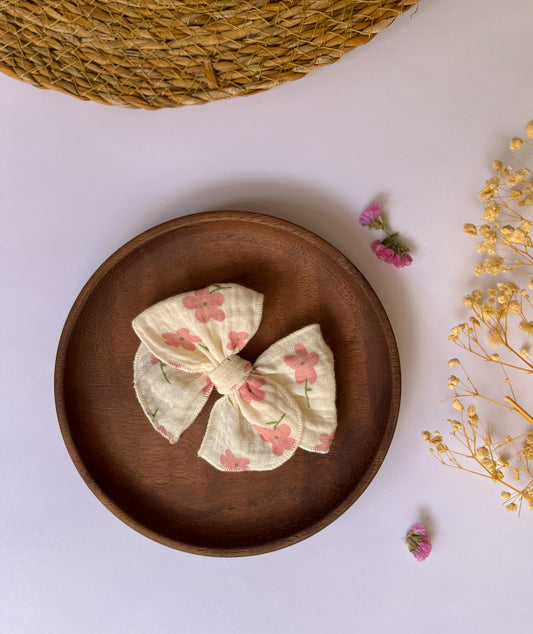 MINA Fable Bows| Muslin spring roses