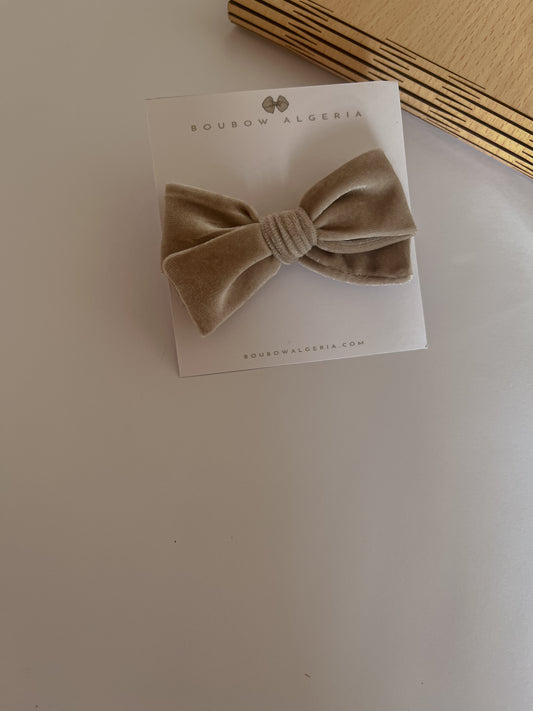 Velvet Classic Bow | GLACIER