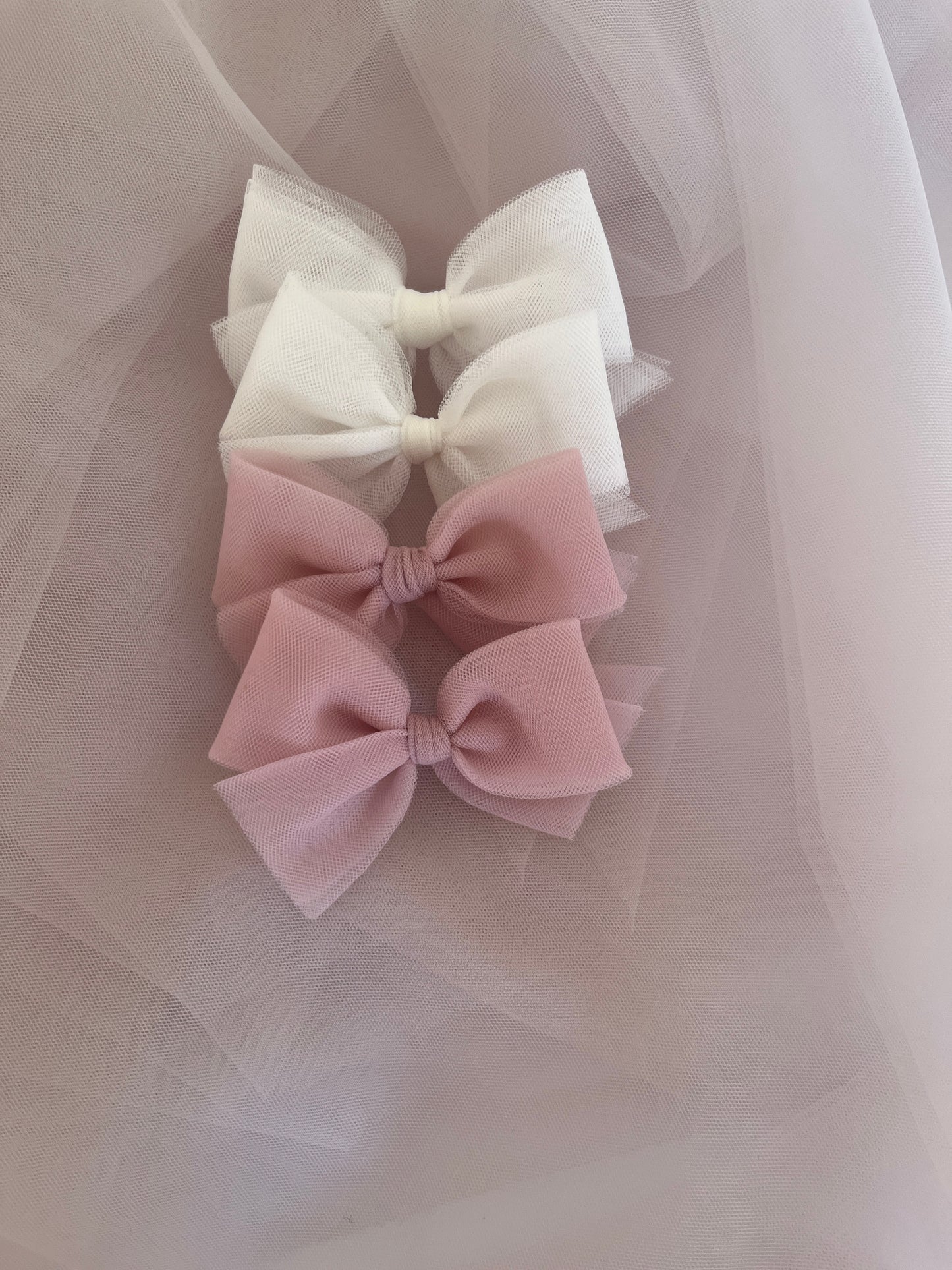 Ballerina Tulle Bow | Rose