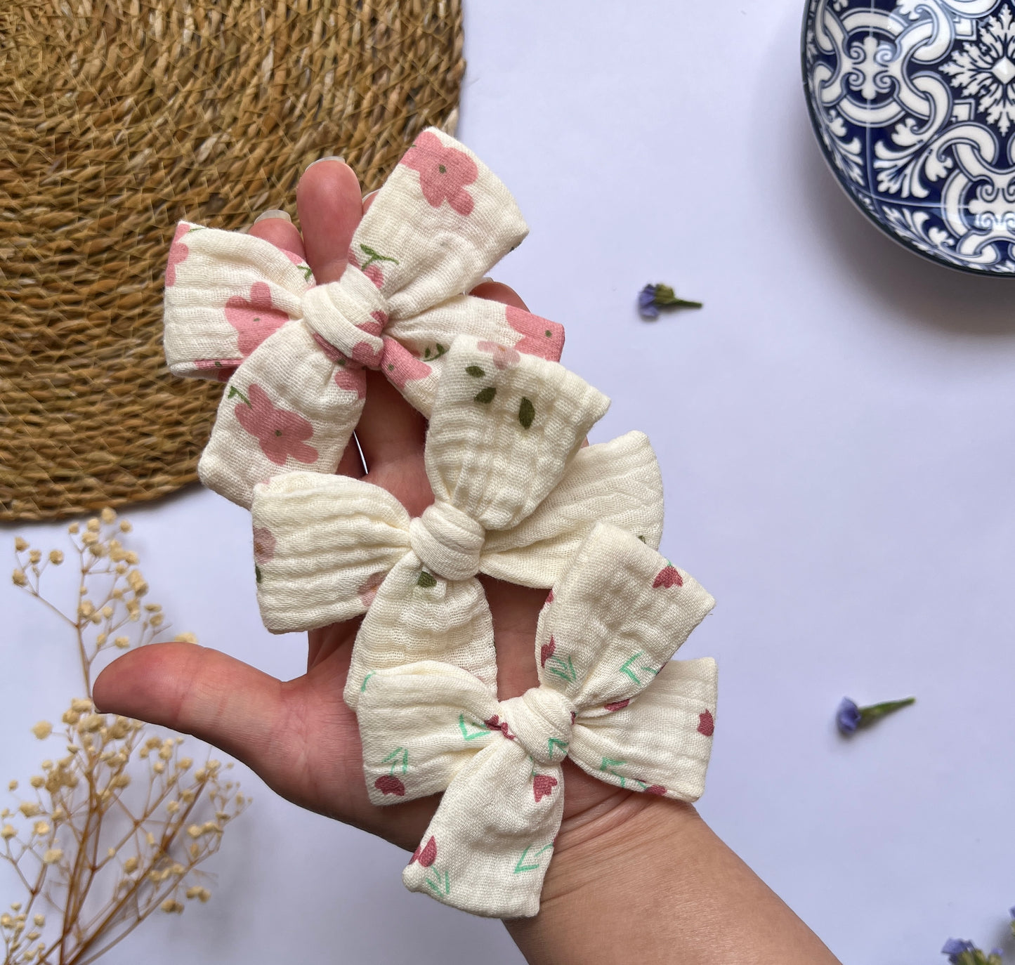 MUSLIN classic  Bows| Summer Sand