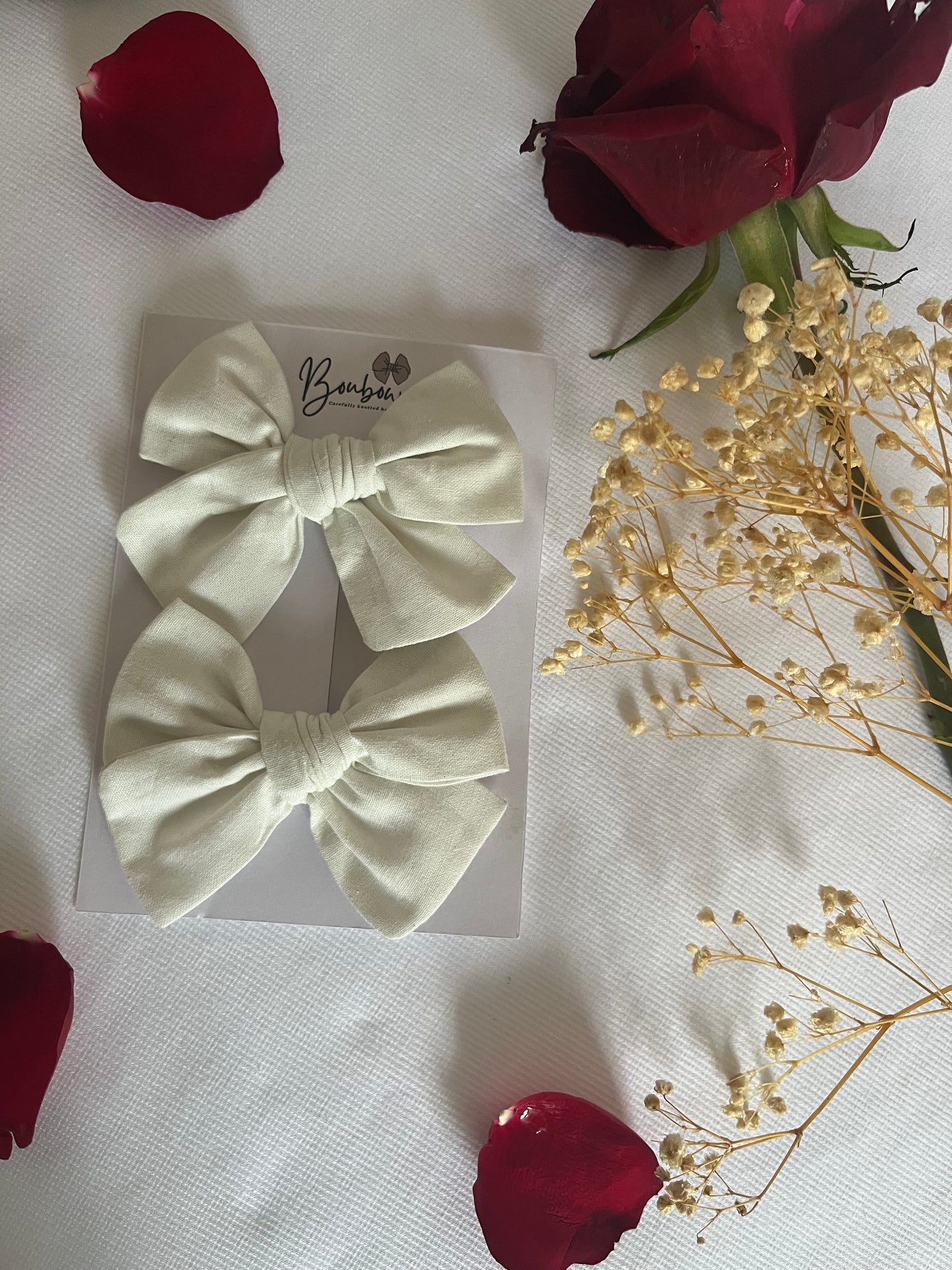 KENZA CLASSIC BOW | IVORY