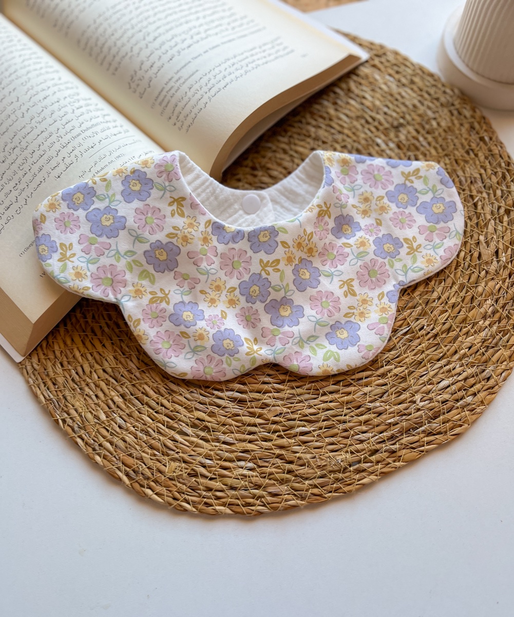 Ziena Bibs | Lavender Daisies